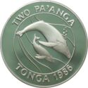 2 Pa'anga (25th Anniversary of World Wildlife fund)