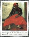 "The Seated Zouave" - Overprinted