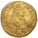 ¼ of Ducat (Bishop Jakob Ernst von Liechtenstein. No date)