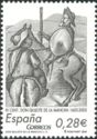 Don Quixote Leaving with Sancho Panza.