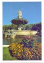 Aix-en-provence : the great fountain on the rotunde