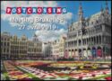 Postcrossing Meeting Bruxelles 27 avril 2019 - city hall and great market at day