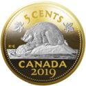 5 Cents (5-Ounce Big Coin: Beaver)