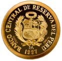 1 Nuevo Sol (Central Bank, 75th anniversary)