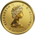 5 Dollars (40th Anniversary of the Gold Maple Leaf Fractional Set)