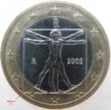 1 Euro (Vitruvian Man - drawing by Leonardo da Vinci)