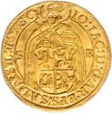 1 Ducat (Archbishop Johann Jakob Khuen von Belasi. Rudolf)