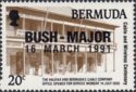 Office - overprinted "BUSH-MAJOR / 16 MARCH 1991"