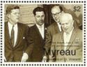 John F. Kennedy and Nikita Khrushchev with others, Mayreau …