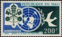Papal Arms and UN Emblem