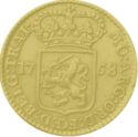 ¼ Gulden (muntmeesterpenning - 5 Stuiver - Gold edition - OMS)