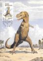 Tarbosaurus bataar, painting by Zdeněk Burian (1905-1981)