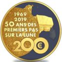 200 Euro (50 years of the first men on the Moon)