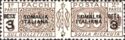 Pacchi Postali Overprint "Somalia Italiana"