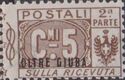 Pacchi Postali Overprint "Oltre Giuba"