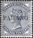 Straits Settlements with overprint PAHANG