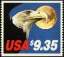 Bald Eagle (Haliaeetus leucocephalus), Moon