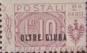 Pacchi Postali Overprint "Oltre Giuba"