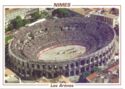 Nimes : Aerial view of the Arenas