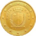 50 Euro Cent (Maltese coat of arms)