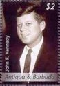 John F. Kennedy (head turned to left)