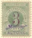 Stettin stamp overprinted violet