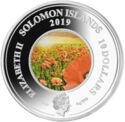 10 Dollars (WWI Armistice Centenary - Red Poppy Glass)
