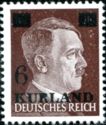 Overprint KURLAND Over Hitler