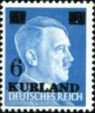 Overprint KURLAND Over Hitler
