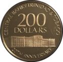 200 Dollars (20th Anniversary of Central Bank)
