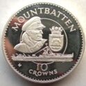 10 Crowns (Lord Mountbatten. Piedfort)