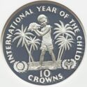 20 Crowns (International Year of the Child. Piedfort)