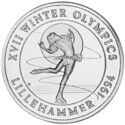 20 Crowns (XVII Winter Olympics - Figure skater (No date))