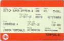 Super Offpeak S, Cambridge - London Terminals