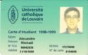 Carte d'étudiant 1998-1999