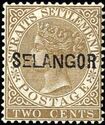 Straits Settlements overprinted SELANGOR