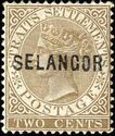Straits Settlements overprinted SELANGOR