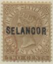 Straits Settlements overprinted SELANGOR