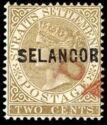 Straits Settlements overprinted SELANGOR
