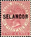 Straits Settlements overprinted SELANGOR