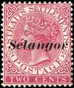 Straits Settlements overprinted SELANGOR