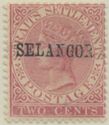 Straits Settlements overprinted SELANGOR