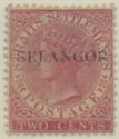 Straits Settlements overprinted SELANGOR.