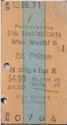 Return Ticket, Wien Westbf 8 - St. Pölten