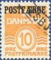 Postfaerge overprint
