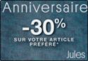 Jules - Offre anniversaire