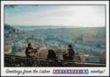 Greetings from the Lisbon Postcrossing meetup! 5 May 2018 (musicians + city view