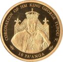 10 Pa'anga (Coronation of King George Tupov V)