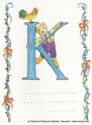 Bear Alphabet. Letter K