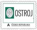 OSTROJ - Logo OSTROJ a.s. a nápis OSTROJ